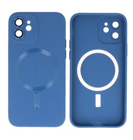 BAOHU Backcover Magsafe met Camera Beschermer iPhone 12 Navy