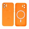 BAOHU Backcover Magsafe met Camera Beschermer iPhone 12 Oranje