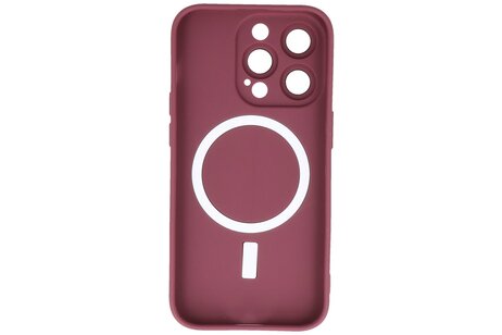 Hoesje Geschikt voor de iPhone 12 Pro - Hoesje Geschikt voor MagSafe - Backcover met Camera Beschermer - Bruin