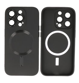 BAOHU Backcover Magsafe met Camera Beschermer iPhone 12 Pro Max Zwart