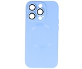 Hoesje Geschikt voor de iPhone 12 Pro Max - Hoesje Geschikt voor MagSafe - Backcover met Camera Beschermer - Blauw