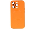 BAOHU Hoesje Geschikt voor de iPhone 12 Pro Max - Hoesje Geschikt voor MagSafe - Backcover met Camera Beschermer - Oranje