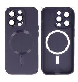 BAOHU Backcover Magsafe met Camera Beschermer iPhone 12 Pro Max Nacht Paars