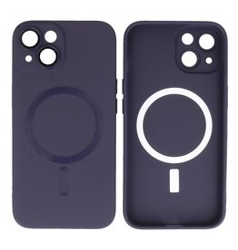 BAOHU Backcover Magsafe met Camera Beschermer iPhone 13 Nacht Paars