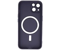 BAOHU Hoesje Geschikt voor de iPhone 13 - Hoesje Geschikt voor MagSafe - Backcover met Camera Beschermer - Nacht Paars