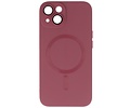 Hoesje Geschikt voor de iPhone 13 - Hoesje Geschikt voor MagSafe - Backcover met Camera Beschermer - Bruin
