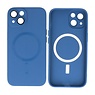 BAOHU Backcover Magsafe met Camera Beschermer iPhone 14 Plus Navy