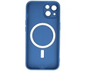 BAOHU Hoesje Geschikt voor de iPhone 14 Plus - Hoesje Geschikt voor MagSafe - Backcover met Camera Beschermer - Navy