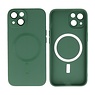 Backcover Magsafe met Camera Beschermer iPhone 14 Plus Donker Groen