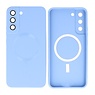 Backcover Magsafe met Camera Beschermer Samsung Galaxy S22 Plus Blauw