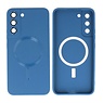 BAOHU Backcover Magsafe met Camera Beschermer Samsung Galaxy S22 Plus Navy