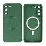 BAOHU Backcover Magsafe met Camera Beschermer Samsung Galaxy S22 Plus Donker Groen