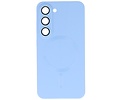 BAOHU Hoesje Geschikt voor de Samsung Galaxy S23 - Hoesje Geschikt voor MagSafe - Backcover met Camera Beschermer - Blauw
