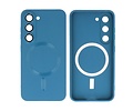 BAOHU Hoesje Geschikt voor de Samsung Galaxy S23 - Hoesje Geschikt voor MagSafe - Backcover met Camera Beschermer - Navy