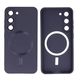 BAOHU Backcover Magsafe met Camera Beschermer Samsung Galaxy S23 Nacht Paars