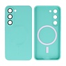 BAOHU Backcover Magsafe met Camera Beschermer Samsung Galaxy S23 Turquoise