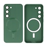 BAOHU Backcover Magsafe met Camera Beschermer Samsung Galaxy S23 Plus Donker Groen