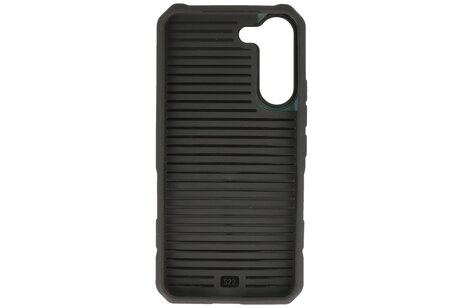BAOHU Hoesje Geschikt voor de Samsung Galaxy S21 - Schokbestendige Telefoonhoesje Geschikt voor MagSafe - Donker Groen