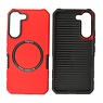 Schokbestendige Telefoonhoesje met MagSafe Samsung Galaxy S21 FE - Rood