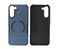 BAOHU Hoesje Geschikt voor de Samsung Galaxy S21 Plus - Schokbestendige Telefoonhoesje Geschikt voor MagSafe - Navy