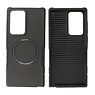 BAOHU Schokbestendige Telefoonhoesje met MagSafe Samsung Galaxy S21 Ultra - Zwart