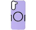 Hoesje Geschikt voor de Samsung Galaxy S22 Plus - Schokbestendige Telefoonhoesje Geschikt voor MagSafe - Purple