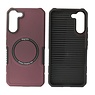 Schokbestendige Telefoonhoesje met MagSafe Samsung Galaxy S22 Plus - Bordeaux Rood