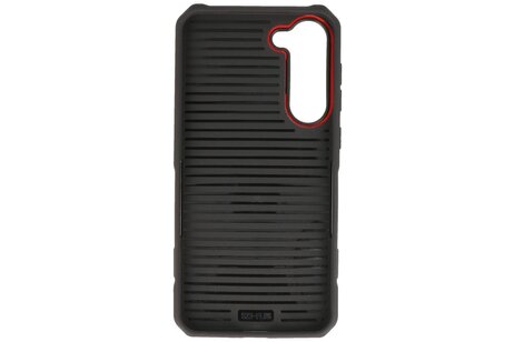 BAOHU Hoesje Geschikt voor de Samsung Galaxy S23 - Schokbestendige Telefoonhoesje Geschikt voor MagSafe - Rood