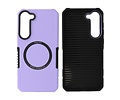 BAOHU Hoesje Geschikt voor de Samsung Galaxy S23 - Schokbestendige Telefoonhoesje Geschikt voor MagSafe - Purple