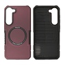 BAOHU Schokbestendige Telefoonhoesje met MagSafe Samsung Galaxy S23 - Bordeaux Rood