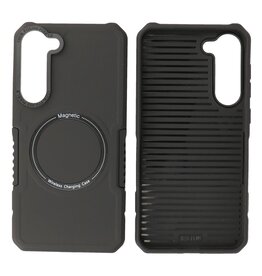 BAOHU Schokbestendige Telefoonhoesje met MagSafe Samsung Galaxy S23 Plus - Zwart