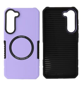 Schokbestendige Telefoonhoesje met MagSafe Samsung Galaxy S23 Plus - Purple