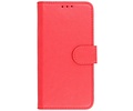 Zakelijke Book Case Telefoonhoesje - Portemonnee Hoesje - Geschikt voor iPhone 15 - Rood