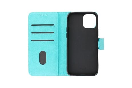 BAOHU Zakelijke Book Case Telefoonhoesje - Portemonnee Hoesje - Geschikt voor iPhone 15 - Groen