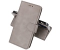 BAOHU Zakelijke Book Case Telefoonhoesje - Portemonnee Hoesje - Geschikt voor iPhone 15 - Grijs