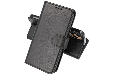 Zakelijke Book Case Telefoonhoesje - Portemonnee Hoesje - Geschikt voor iPhone 15 Pro - Zwart