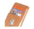 Zakelijke Book Case Telefoonhoesje - Portemonnee Hoesje - Geschikt voor iPhone 15 Pro - Bruin