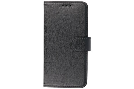 BAOHU Zakelijke Book Case Telefoonhoesje - Portemonnee Hoesje - Geschikt voor iPhone 15 Plus - Zwart
