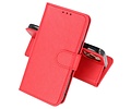 BAOHU Zakelijke Book Case Telefoonhoesje - Portemonnee Hoesje - Geschikt voor iPhone 15 Plus - Rood