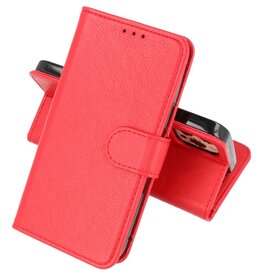 BAOHU iPhone 15 Plus Hoesje Book Case Telefoonhoesje Rood