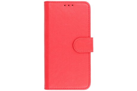 Zakelijke Book Case Telefoonhoesje - Portemonnee Hoesje - Geschikt voor iPhone 15 Plus - Rood