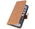 BAOHU Zakelijke Book Case Telefoonhoesje - Portemonnee Hoesje - Geschikt voor iPhone 15 Plus - Bruin