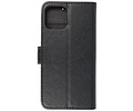 Zakelijke Book Case Telefoonhoesje - Portemonnee Hoesje - Geschikt voor iPhone 15 Pro Max - Zwart