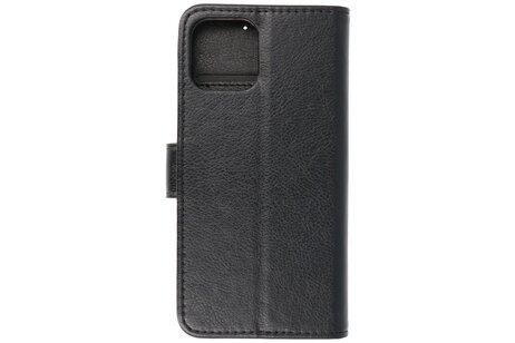 Zakelijke Book Case Telefoonhoesje - Portemonnee Hoesje - Geschikt voor iPhone 15 Pro Max - Zwart