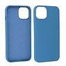 iPhone 15 Hoesje Fashion Backcover Telefoonhoesje Navy