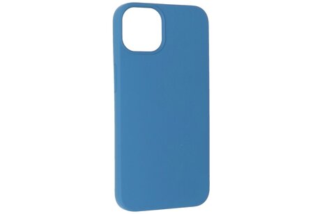 BAOHU Fashion Backcover Telefoonhoesje - Color Hoesje - Geschikt voor iPhone 15 - Navy