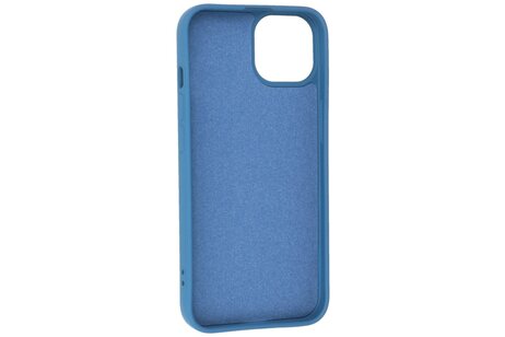 BAOHU Fashion Backcover Telefoonhoesje - Color Hoesje - Geschikt voor iPhone 15 - Navy