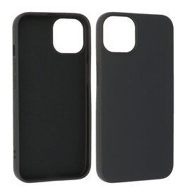 iPhone 15 Plus Hoesje Fashion Backcover Telefoonhoesje Zwart