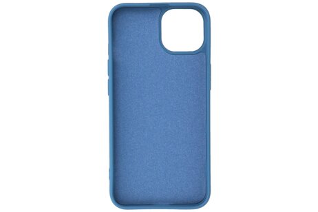 BAOHU Fashion Backcover Telefoonhoesje - Color Hoesje - Geschikt voor iPhone 15 Plus - Navy