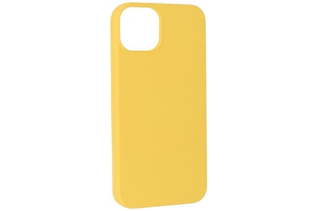 BAOHU Fashion Backcover Telefoonhoesje - Color Hoesje - Geschikt voor iPhone 15 Plus - Geel
